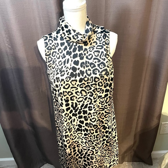 New without tags. Alex Marie Sleeveless Leopard Print Dress - Picture 2 of 11
